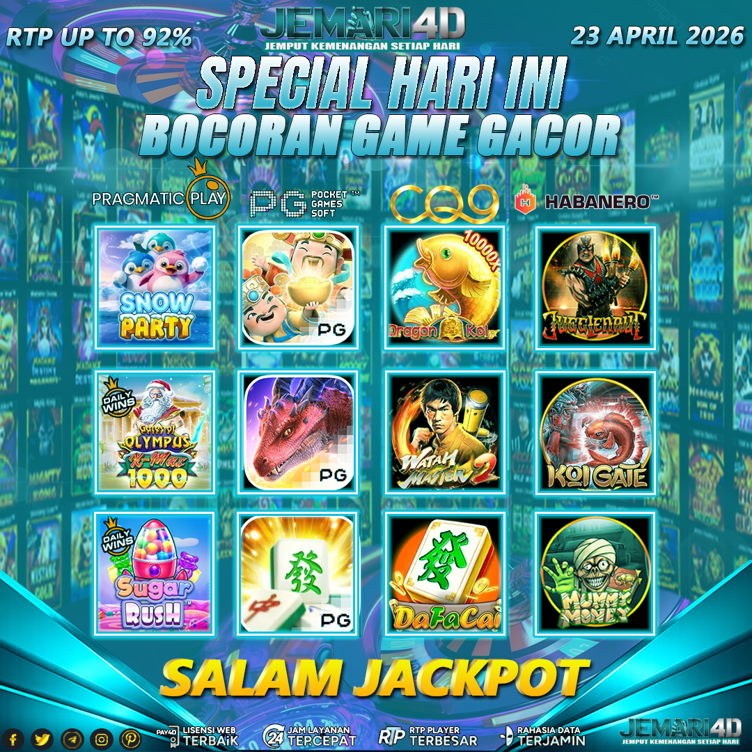 BOCORAN SLOT JEMARI4D
