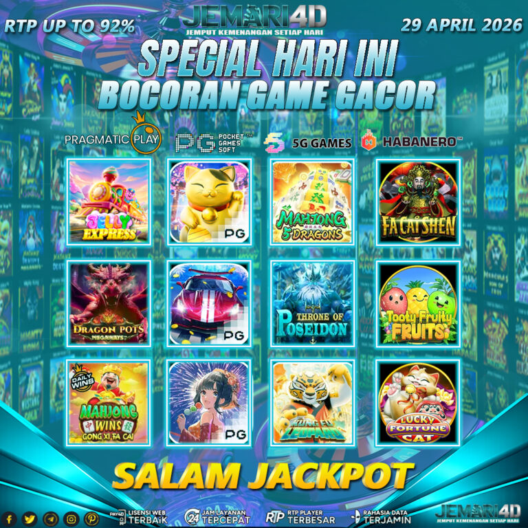 BOCORAN SLOT JEMARI4D