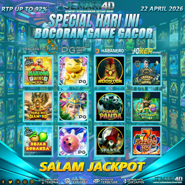 BOCORAN SLOT JEMARI4D