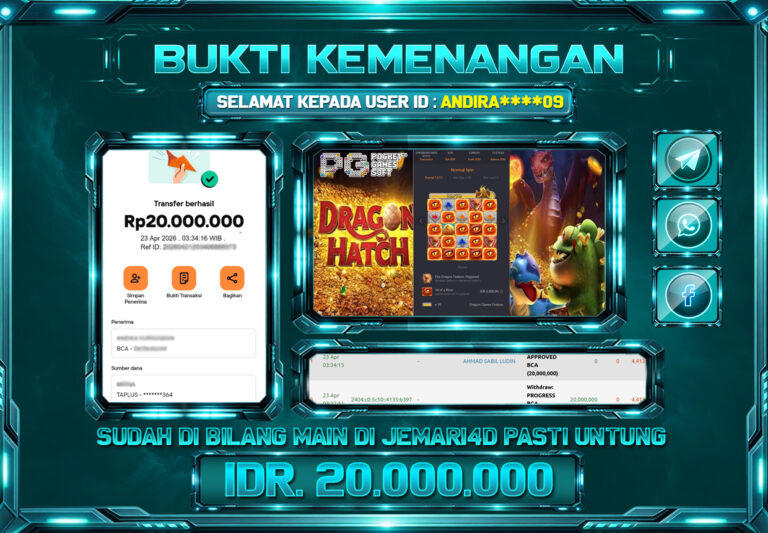 BUKTI KEMENANGAN JEMARI4D
